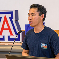 Lyndon Bui speaks about the importance of celebrating AAPI month and bone marrow registry