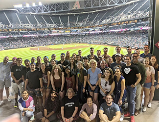 Residents and Fellows at the Arizona Diamondbacks Game for Health Care Heroes Night