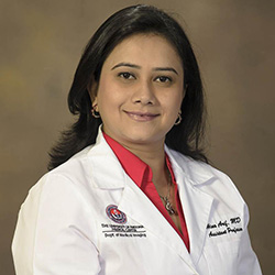 Hina Arif-Tiwari, MD, fSAR, vice chair of clinical affairs and chief of abdominal imaging at the College of Medicine – Tucson