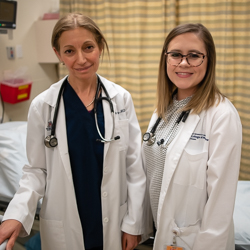 Capstones Program - May Mohty, MD, and 1st-Year Student Hayley Kiernan