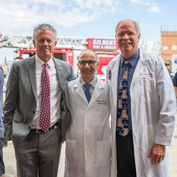 Samuel M. Keim, MD, MS, with Drs. Bobrow and Spaite