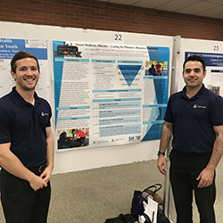 street medicine students with poster presentation