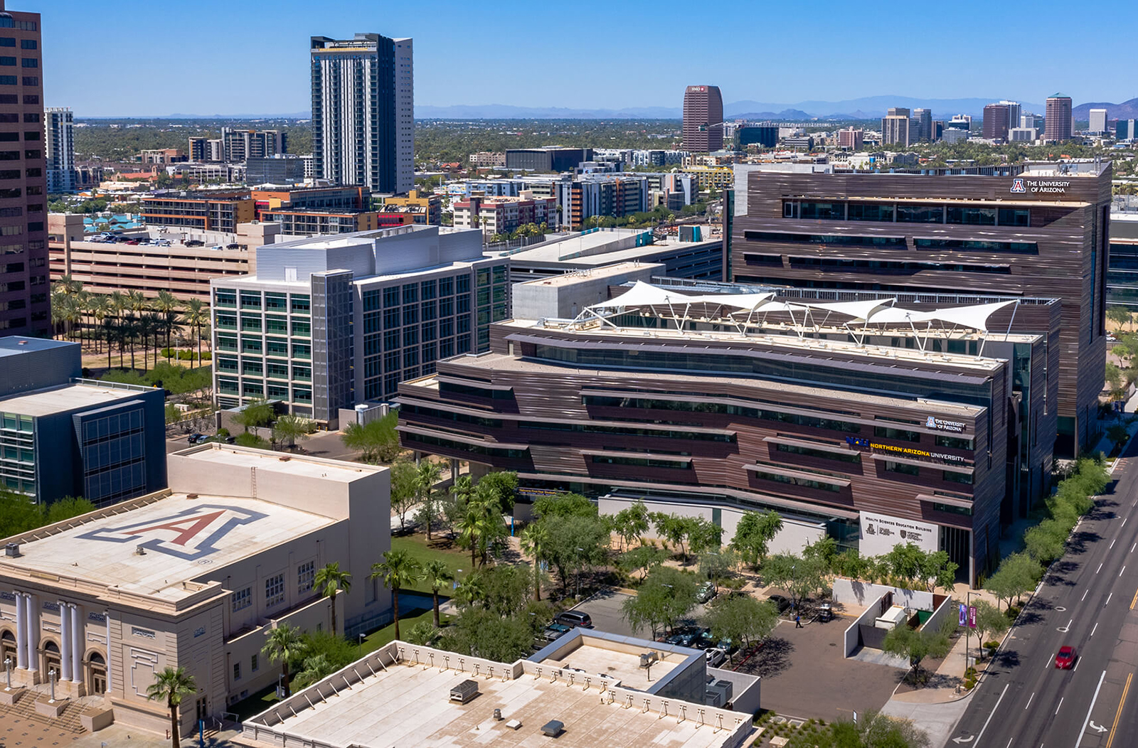 Drone Shot of the Phoenix Biomedical Campus