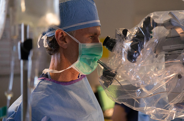Dr. Lawton Performing a Procedure