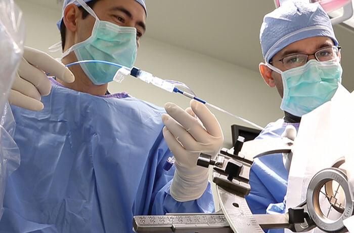 Dr. Nakaji Performing Surgery
