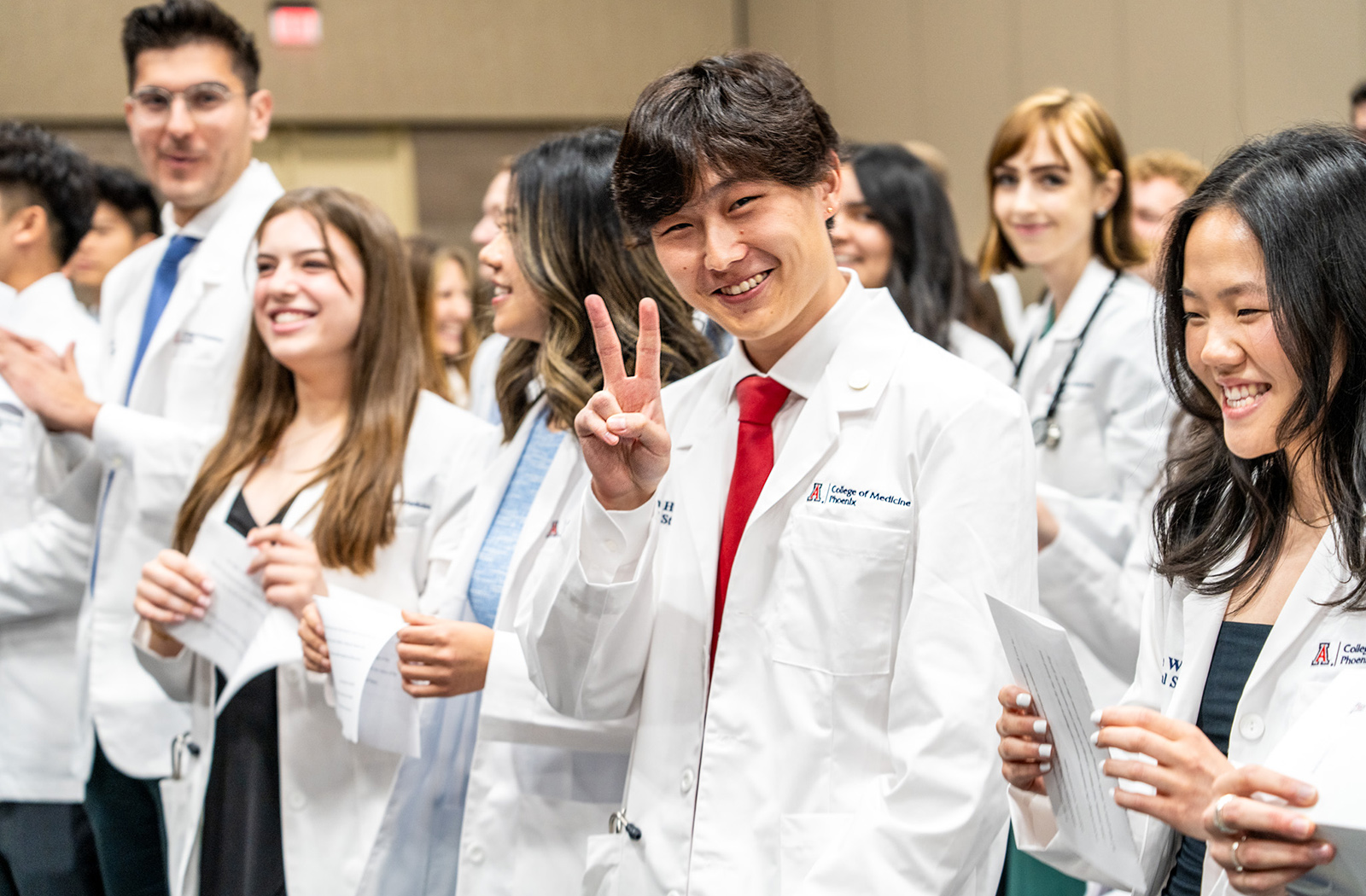 The Class of 2028 at their White Coat Ceremony