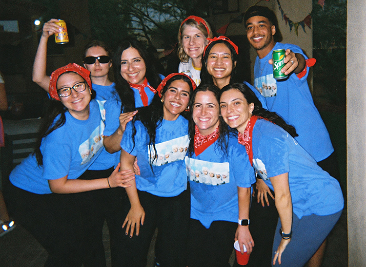 OB/GYN residents in their off time