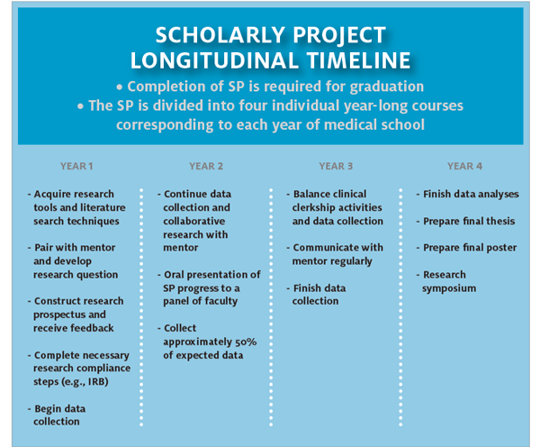 scholarly project timeline image