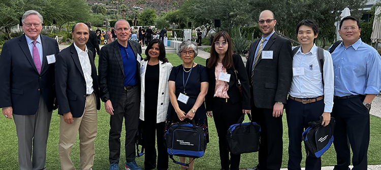 Faculty for the Transplant Hepatology Fellowship at a conference