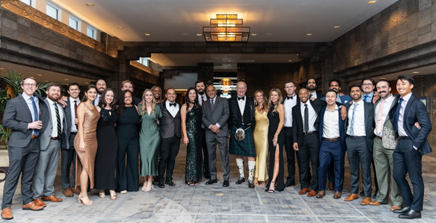 Residents in the Orthopedic Surgery Residency at an Event