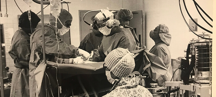 A Surgery Being Performed in the Early Years of the PISR