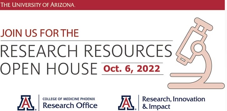 A graphic for the 2022 Research Office Open House