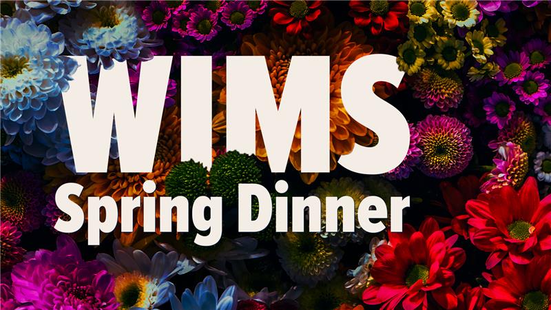 WIMS Annual Spring Dinner Banner
