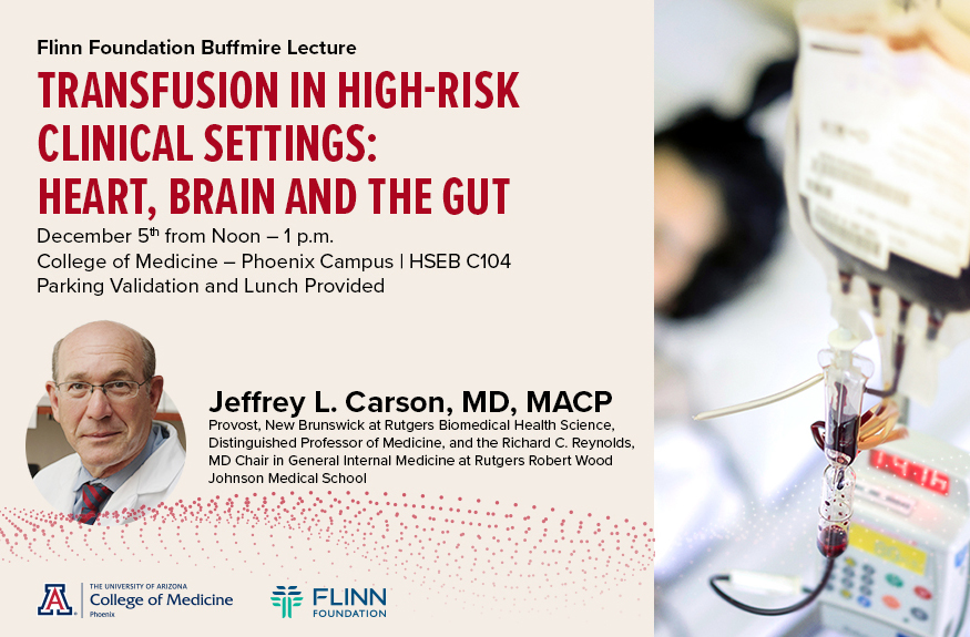 A graphic for the December Buffmire Lecture