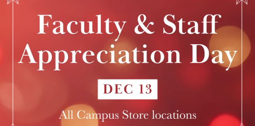 Appreciation Discount Day at the Campus Store 