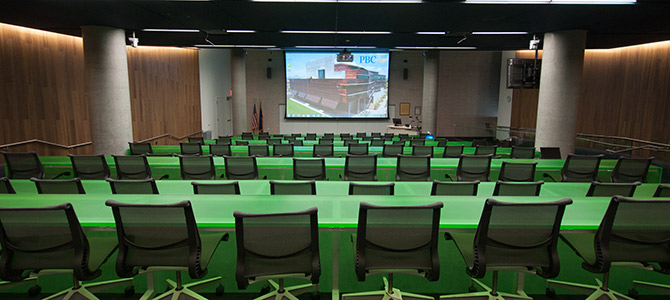 Lecture Hall C104 in the HSEB