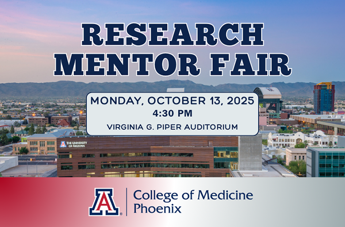 A graphic for the Research Mentor Fair