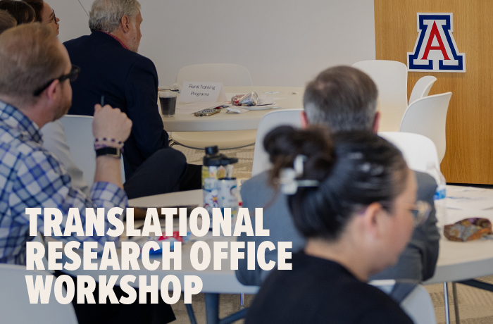 Banner of Translational Research Office Workshop