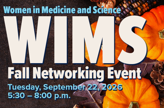 A graphic for the 2026 WIMS Fall Networking Event