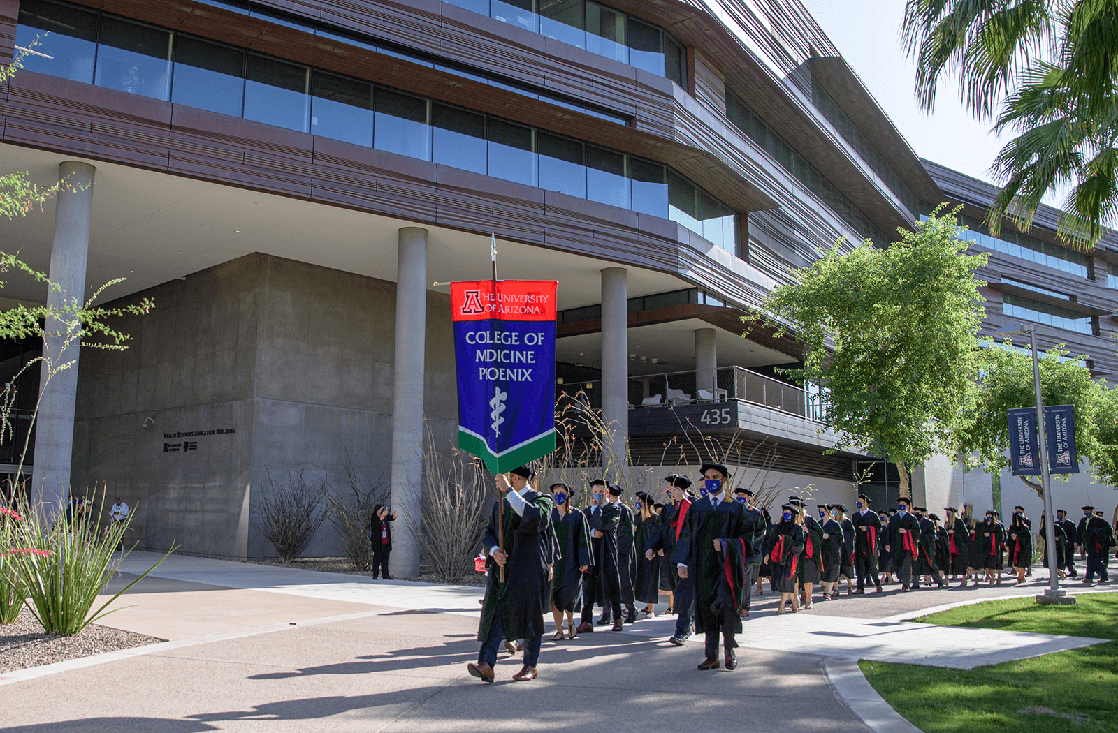 The Class of 2021 Begins Their Procession Across the Phoenix Biomedical Campus