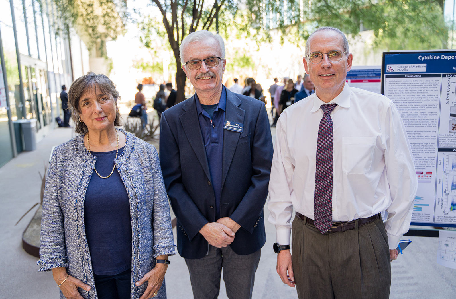 Roberta Diaz Brinton, PhD, Chris Glembotski, PhD, and Michael Fallon, MD