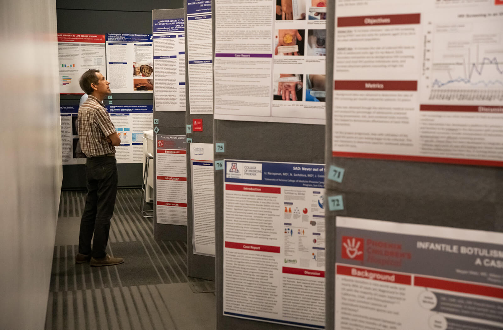 Research Poster Display from Academic Excellence Day in 2019