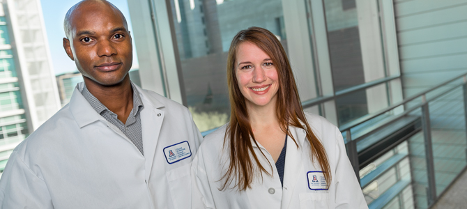 Deveroux Ferguson, PhD (left) and Tanessa Call (right)