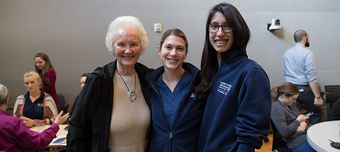 Students with Their Community Health Mentor