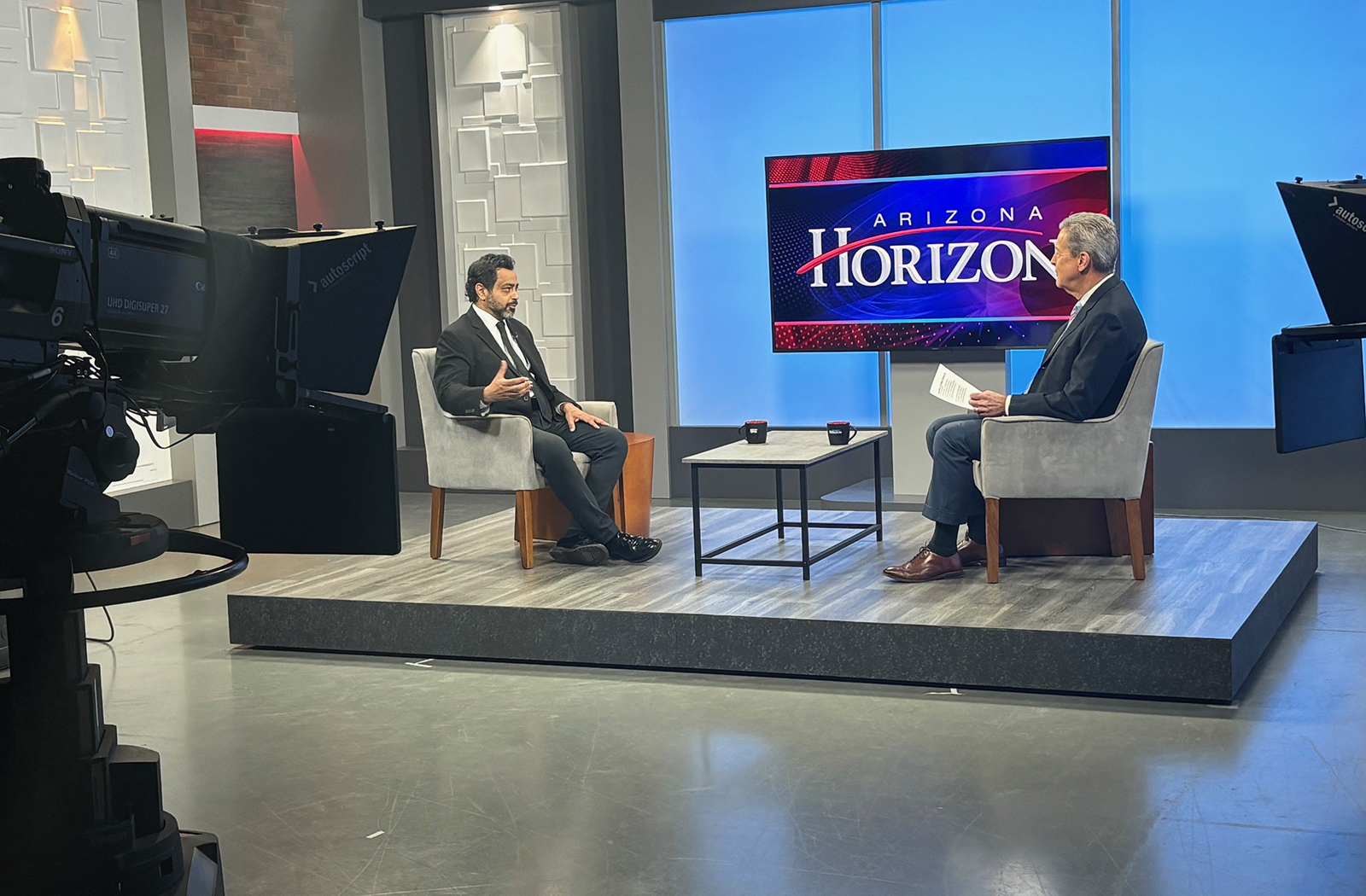 Ayman Fanous, MD, talks with host Ted Simons about election anxiety during an episode of Arizona Horizon