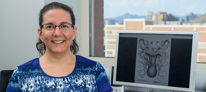 Rebecca Fisher, PhD, in Her Lab