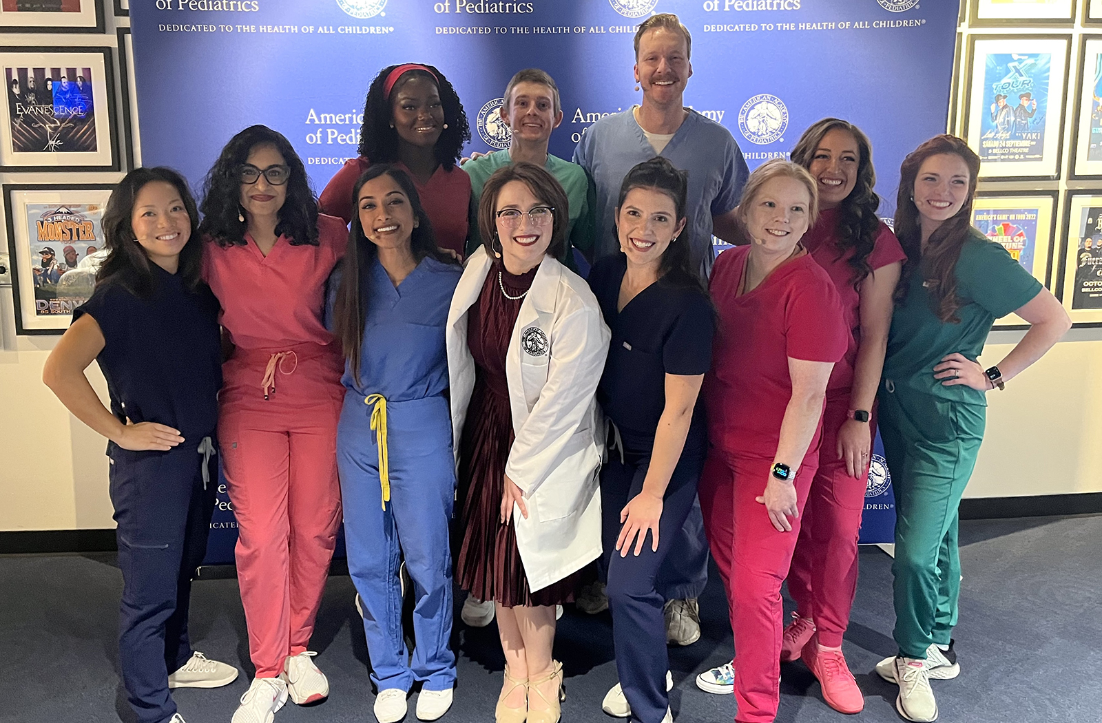 The ensemble only had hours to perfect their performance of "That's the Score" to open the Academy of Pediatrics (AAP) National Conference & Exhibition.