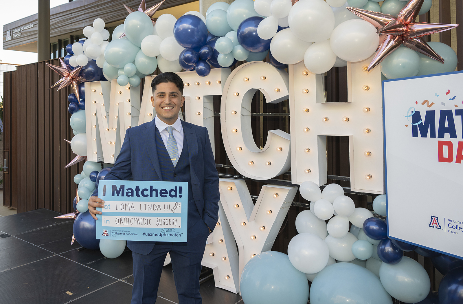 Youssef Galal discovered he matched into orthopedic surgery at Loma Linda University during the Class of 2025 Match Day. Youssef Galal discovered he matched into orthopedic surgery at Loma Linda University during the Class of 2025 Match Day.