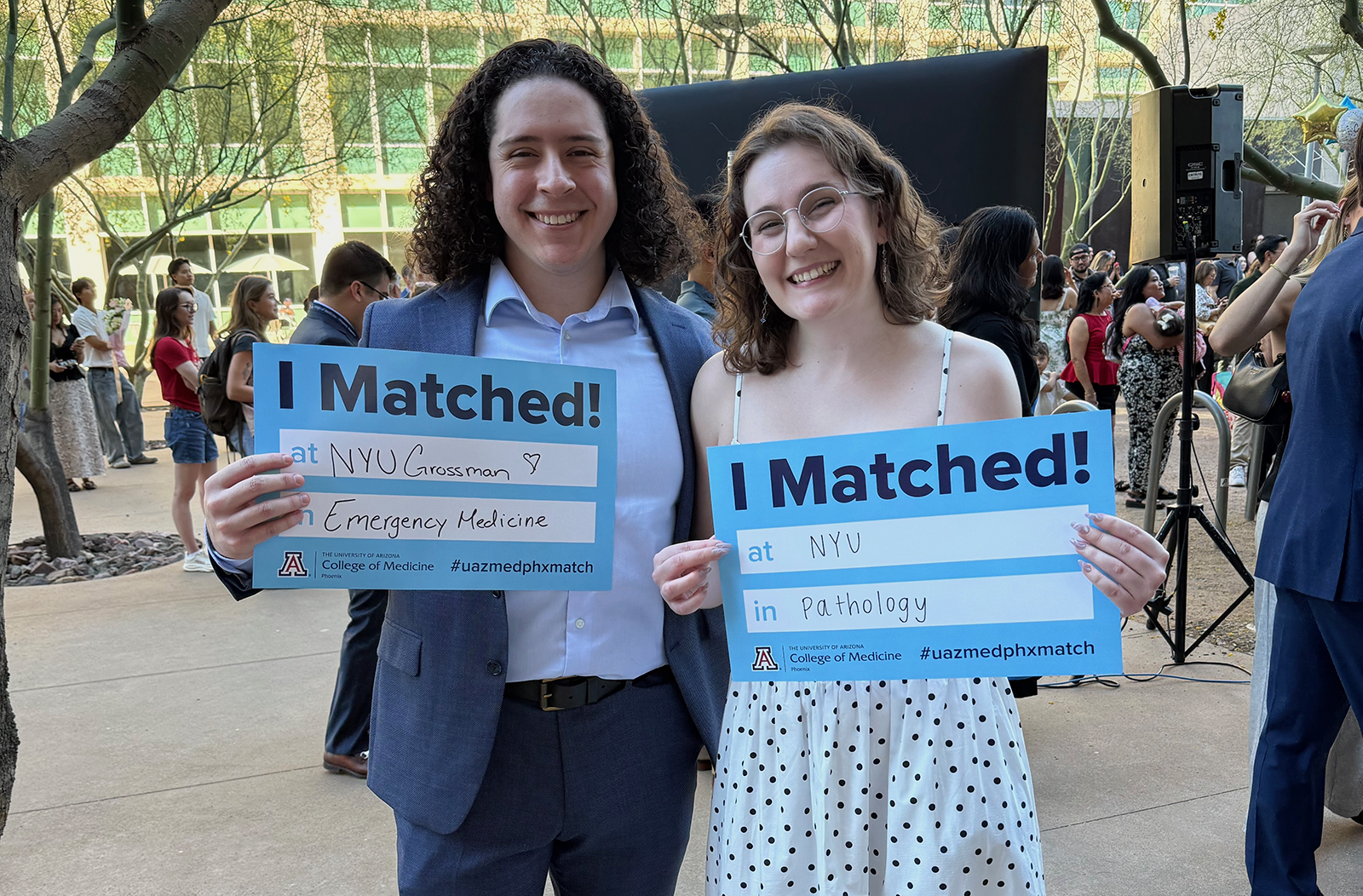 Madeleine and her partner Daniel Macias – who is also graduating with the Class of 2026 – both matched at New York University and are headed to the Big Apple together