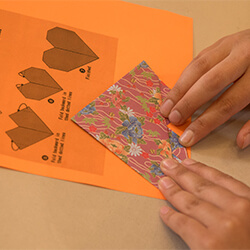 Attendees could learn how to make origami creations