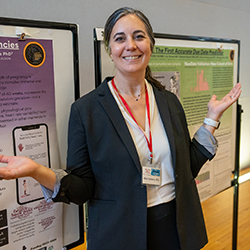 Elise Erickson, PhD, a grant awardee from the ABRC, presented her research, "Defining a Digital Phenotype for Labor in At-Risk FAC NM Pregnancies." Elise Erickson, PhD, a grant awardee from the ABRC, presented her research, "Defining a Digital Phenotype for Labor in At-Risk FAC NM Pregnancies."