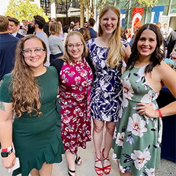 Archuleta and fellow medical students celebrate at Match Day