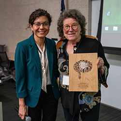 A keynote speaker, Dr. Leinwand received the Distinguished Investigator Award.