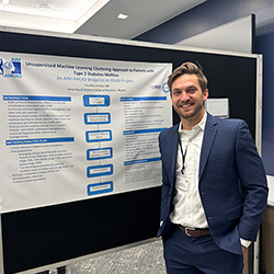 Clinical Informatics fellow Dr. Shimon presented his poster at the Evergreen poster gallery at the 2026 Bridge2AI All-Hands Meeting.