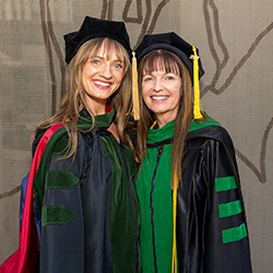 Savannah Korte was hooded by her mother, Dr. Cindy Korte.