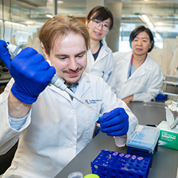 Hongyu Qiu, MD, PhD and Adam Akkad 