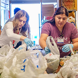 Since it opened, the pantry has served 200 households — more than 600 total people — per month