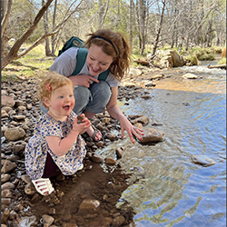 Guddlebrook credits his wife, Callie, and daughter, Ella, as being a tremendous source of support throughout medical school. Guddlebrook credits his wife, Callie, and daughter, Ella, as being a tremendous source of support throughout medical school.
