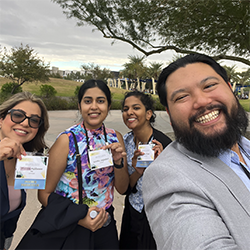 Dr. Jagadish with fellow physicians at the American College of Physicians Arizona Chapter meeting.