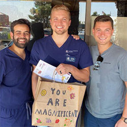 Medical Students Delivering Meals from the Joy Bus