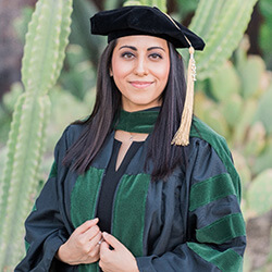 Manroop “Mandy” Kaur in Her Commencement Regalia