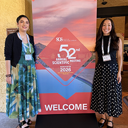 Opferman attended the 52nd Annual Scientific Meeting of the Society of Gynecologic Surgeons with Nicole Jimenez, PhD, a postdoctoral fellow in the Herbst-Kralovetz Lab. 