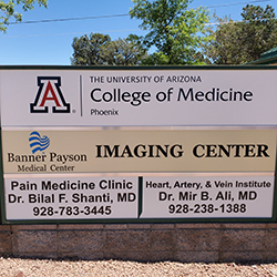Signage at the Banner Payson Medical Center