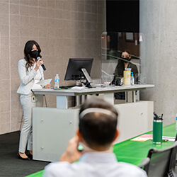 Shahrzad Saririan, MD, Speaking at the Town Hall