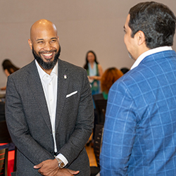 In his closing remarks, Dr. Shamsid-Deen shared how special he felt the class was. In his closing remarks, Dr. Shamsid-Deen shared how special he felt the class was.