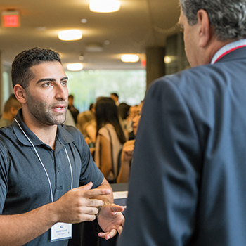 Dr. Lieberman Talks with a Medical School Candidate